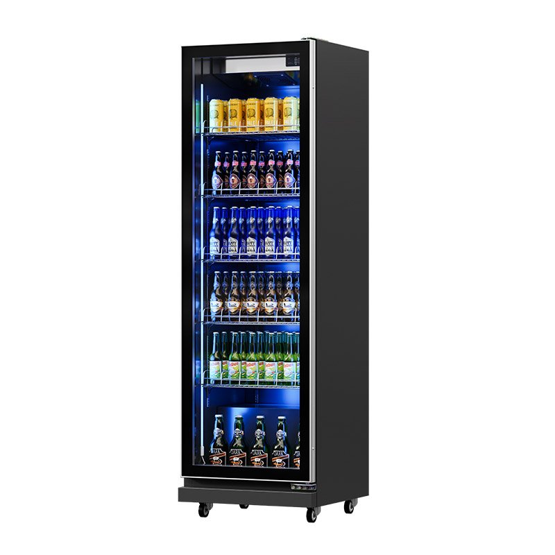 Modern Fashion Hotel bar Supermarket Vertical Glass Visi Cooler China Wine and Beverage Refrigerators