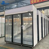 Commercial Beverage Display Vertical Cooler Glass Door Chiller