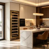 G-JC-275BF Soft LED Light Household Zone Wine Cabinet