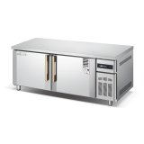 Workbench Cooler Undercounter Freezer Kitchen Refrigerated Equipment Glass Door Work Table Chiller