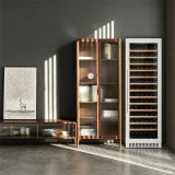 G-Fan Cooling Single Temp Wine Cabinet Built in Freestanding Wine Fridge