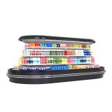 Heavy Duty Curved Edge Cooler Tempered Glass Oval Island Chiller for Chain Supermarket