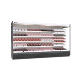 Combined Straight & Side Sliding Glass Door Drink Cooler Commercial Vertical Refrigerated Showcase
