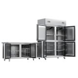 Commercial Stainless Steel Double Door Refrigerator for Restaurant