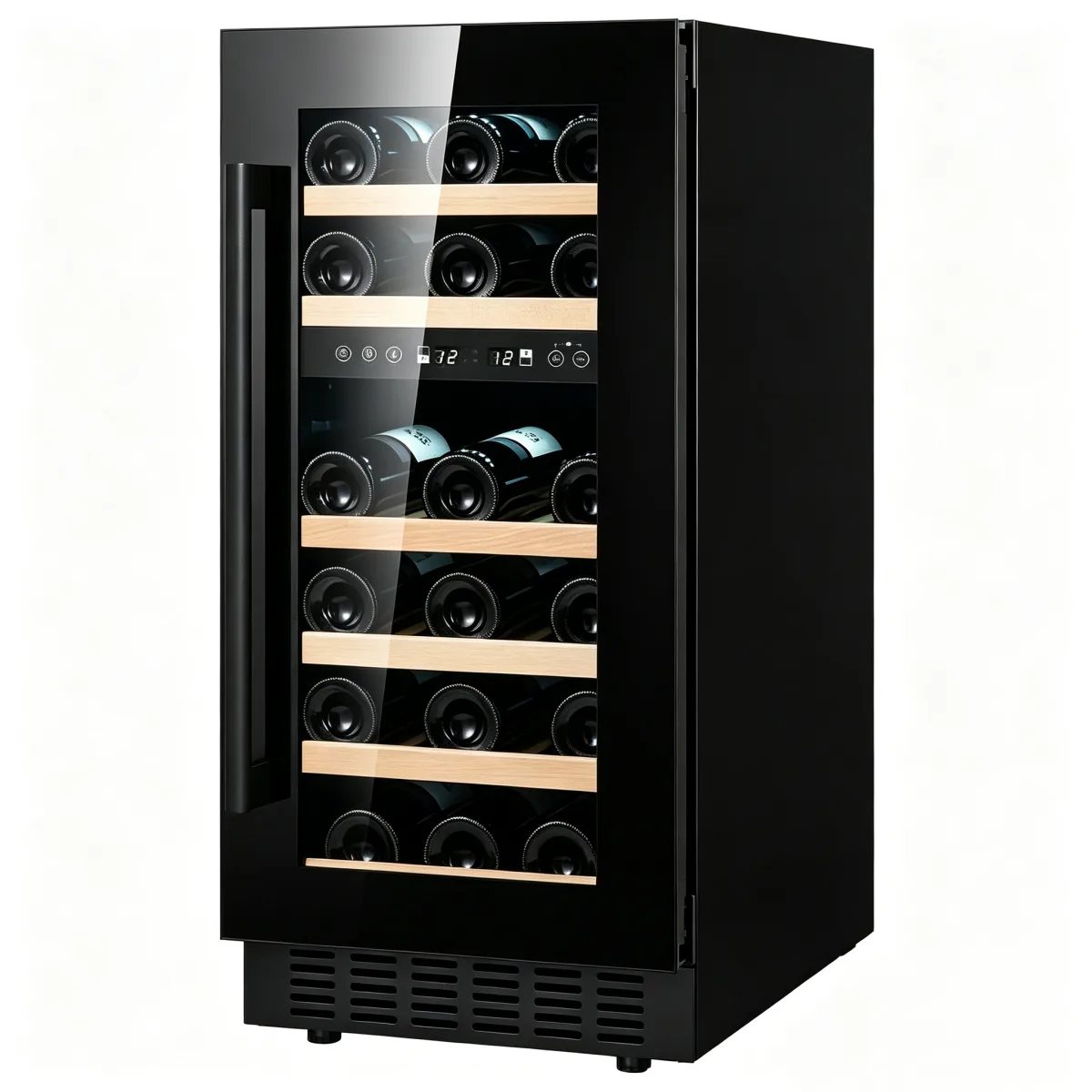 G-Large Capacity  Temperature Zone Wine Cooler With  Shelves