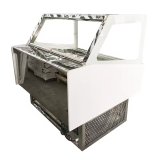 Refrigerated Soft Serve Ice Cream Display Freezer Commercial Showcase for Food Service & Snack Bar