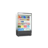 Energy Saving Open Air Display Fridge Vertical Air Curtain Drink Cooler for Supermarket Juice Soda Display