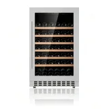L-  Commercial Slim Wine Display Cabinet Single Door Constant Temp Wine Cooler for Cafe Hotel Restaurant