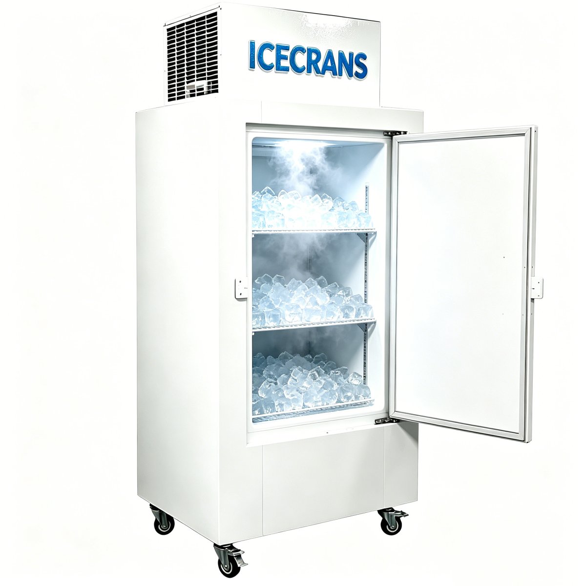G-Mobile Ice Storage Cabinet With Top Condenser