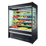 Dairy Products air Curtain Display Meat Supermarket Open Chiller