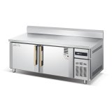 Workbench Cooler Undercounter Freezer Kitchen Refrigerated Equipment Glass Door Work Table Chiller