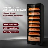 C-High Capacity Household Commercial Cigar Storage Humidor 425L Multi-Layer Cedar Shelves
