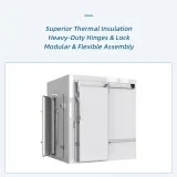 Commercial Walk-in Cooler Rear Access Back Stock Cold Room for Supermarket Fresh Produce Beverage