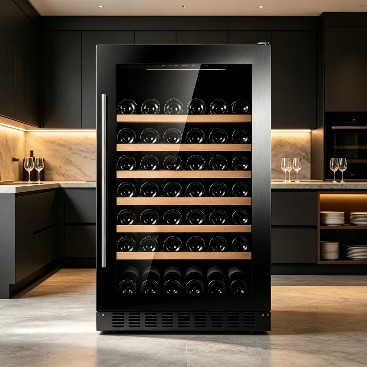 G-Commercial Single Zone Wine Refrigerator for Villa Restaurant Wholesale