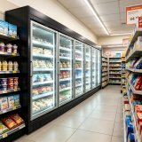 -18℃~-22℃  Commercial Freeze  3 Door Commercial Freezer for Meat Display Commercial Freeze