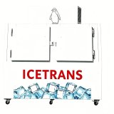 G-Heavy Duty Double Door Ice Storage Freezer for Ice Cube Wholesale Plant
