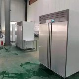 Commercial Kitchen Refrigerator 2 Vertical Double Doors Freezer Fresh-Keeping Air Cooling Single-Temperature Freezing Fridge