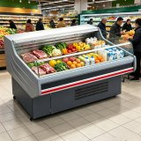 L- Butchery Shop Air Cooling Fresh Meat Display Cabinet