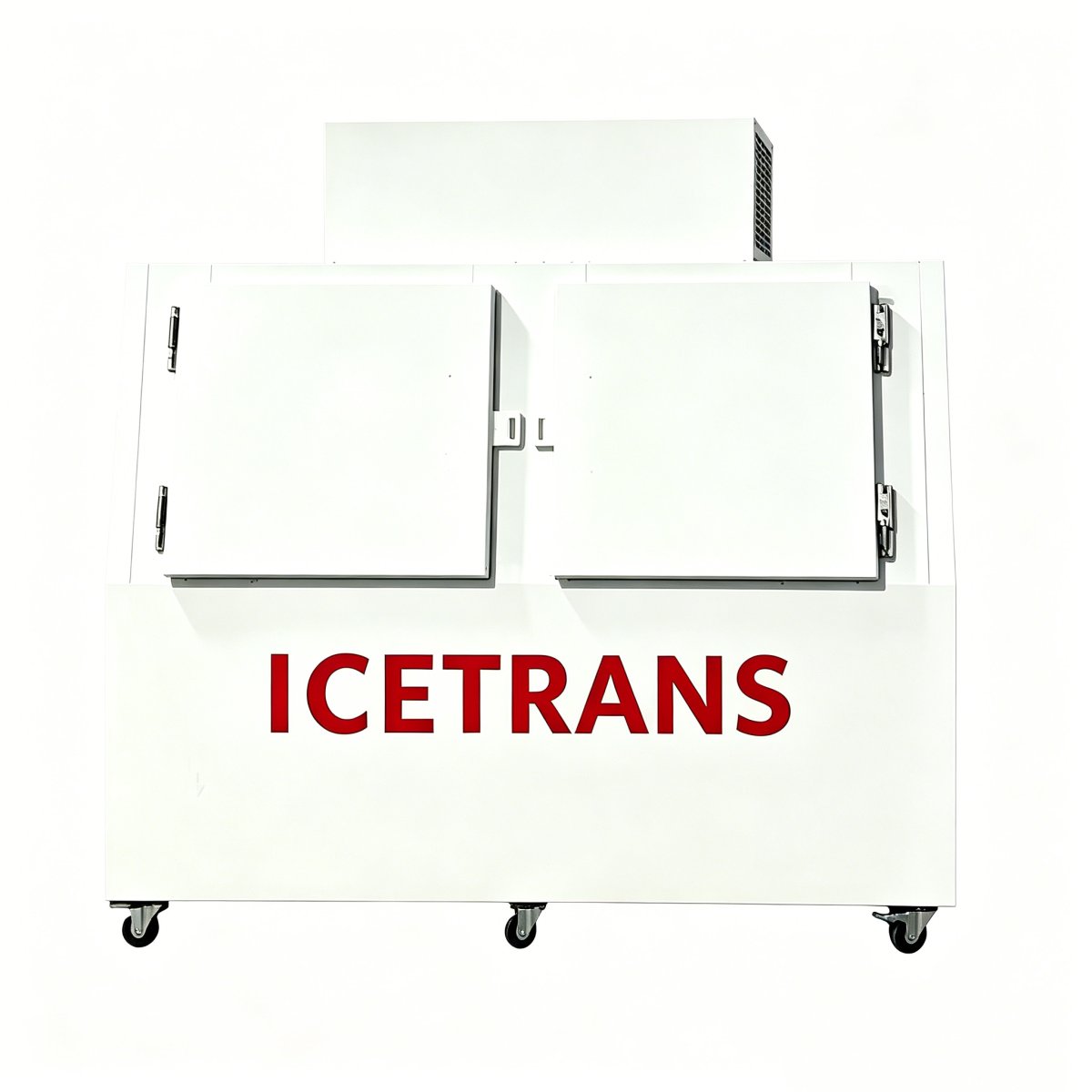 G-ICETRANS Double Solid Door Commercial Ice Storage Freezer