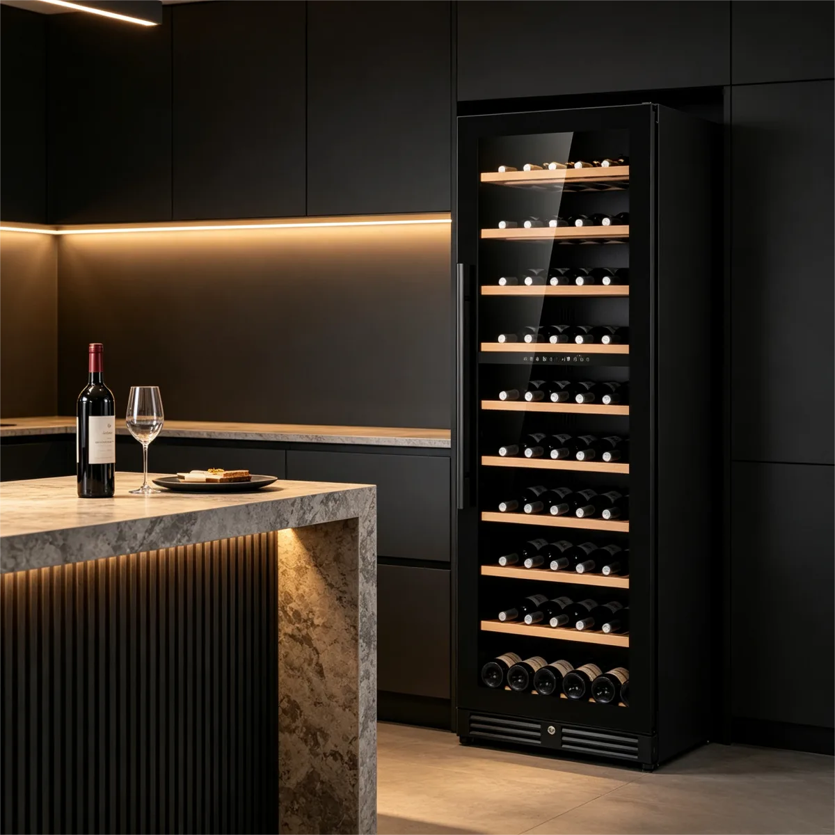 C-Digital Control Compressor Vertical Wine Cabinet 275L Constant Preservation
