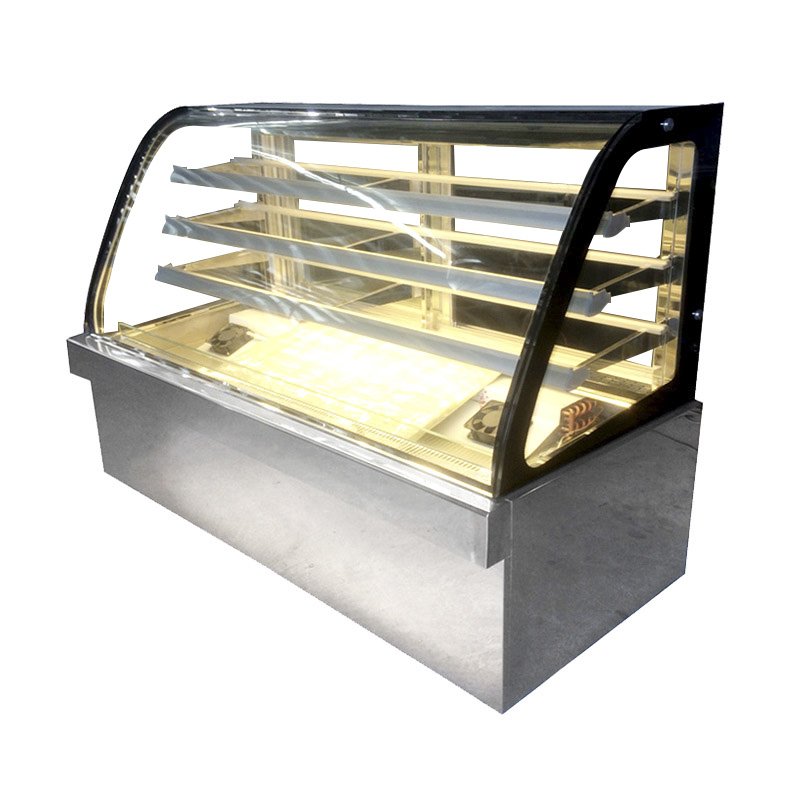 Stainless Steel Cake Refrigerator showcase Fridge Cake Bakery Display case