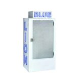 Factory Vertical Ice Merchandiser Top Compressor Lockable Solid Door Bagged Ice Storage Freezer Outdoor Use