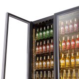 Custom Drink Beer Showcase Display Fridge Thin For Drinks Upright Chiller With Fridge