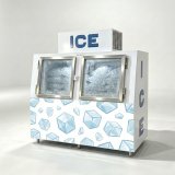 High Insulation Anti-Melt Outdoor Ice Merchandiser Commercial Bagged Ice Storage Freezer