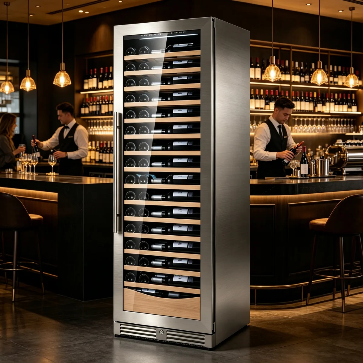 G-Bottom Ventilation JC-318A Wine Display Refrigerator