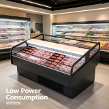 Supermarket Central Island Refrigerated Display Case