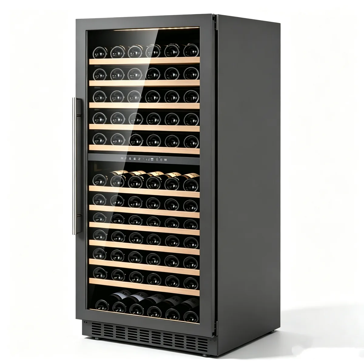 G-Independent Dual Temperature Wine Cooler Store Red & White Wine Separately