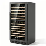 G-Independent Dual Temperature Wine Cooler Store Red & White Wine Separately