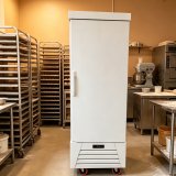 Mobile Single Door Commercial Refrigerator with Casters for Commercial Kitchen