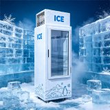 C-Brake Mobile Casters Single Chamber Ice Storage Freezer Fast Direct Cooling Anti-rust Sprayed Cabinet Body