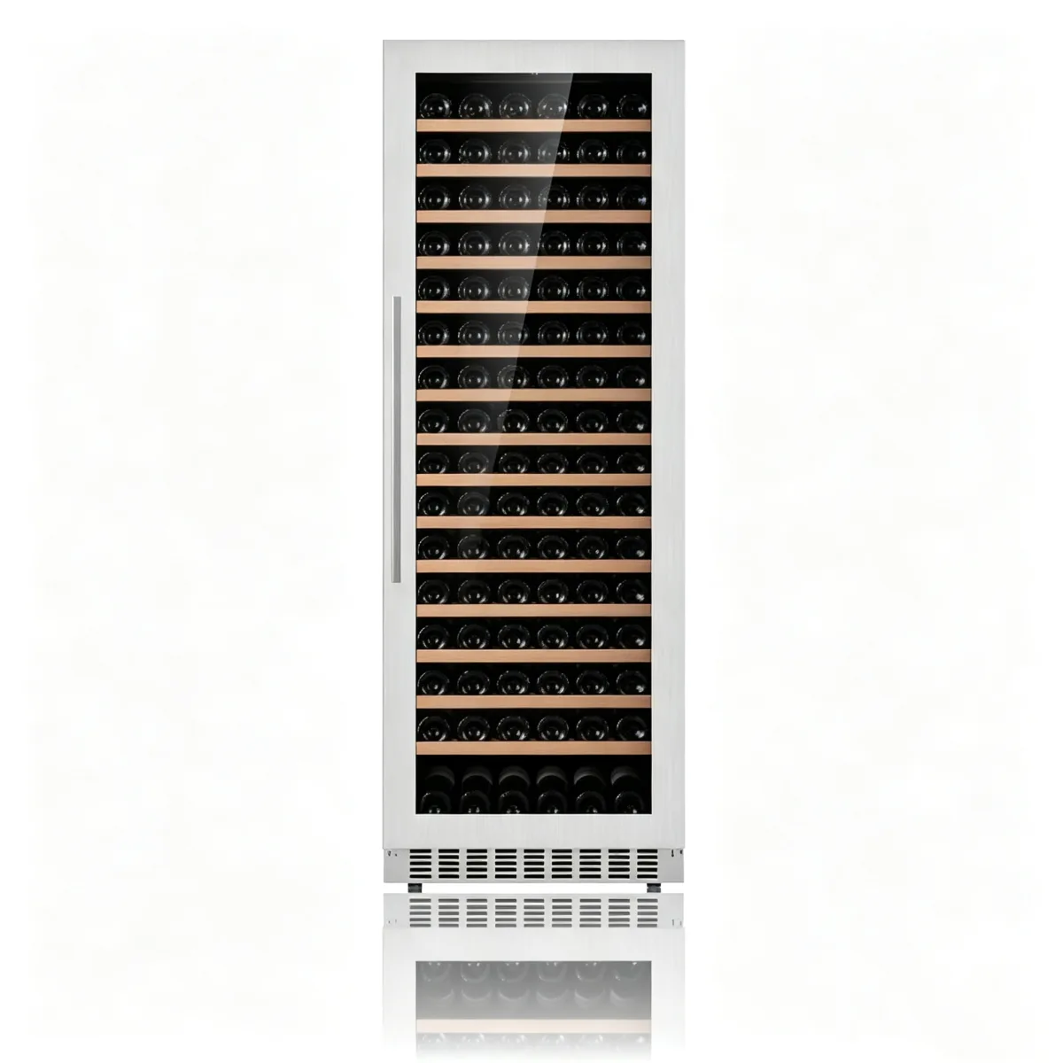 L- Compact Undercounter Commercial Wine Fridge Activated Charcoal Filter Wine Storage Cooler