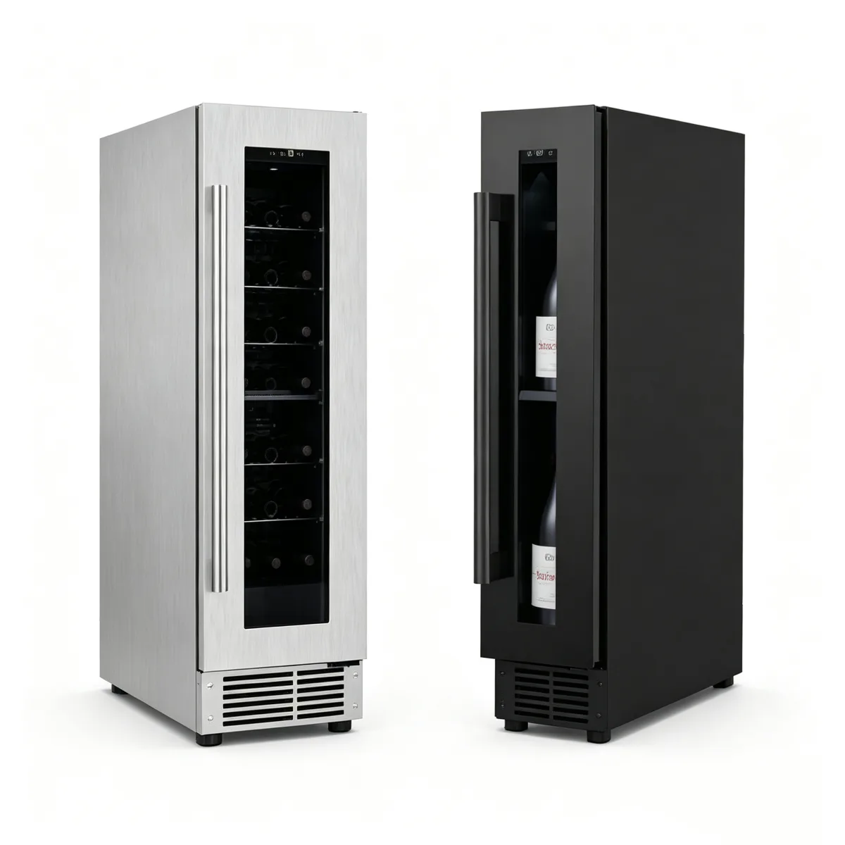 L-Slim Freestanding Wine Refrigerator Small Vertical Wine Chiller Constant Temperature Home Wine Cabinet