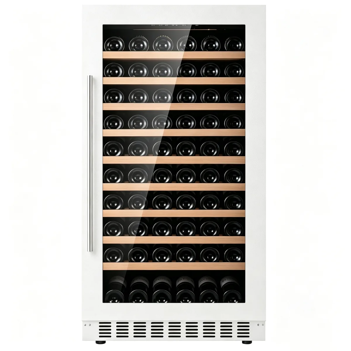 G-265L Single Zone Wine Cooler 110 Bottles Stainless Steel Wine Refrigerator