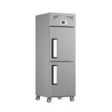 Freezing Equipment Stainless Steel Chiller Double Doors Freezer for Kitchen Project Use