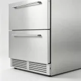 C-Vertical Embedded Dual Drawer Wine Cooler 145L Precise Temp 2 to 10 Degrees