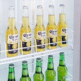 Beverage Display Cooler Refrigerator Commercial Double-Door Fridge for Water and Drinks