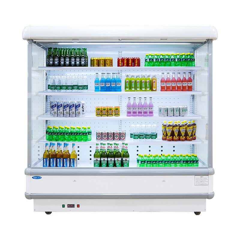 CE Open Display Fruit Vegetable Meat Supermarket Fridge Freezer
