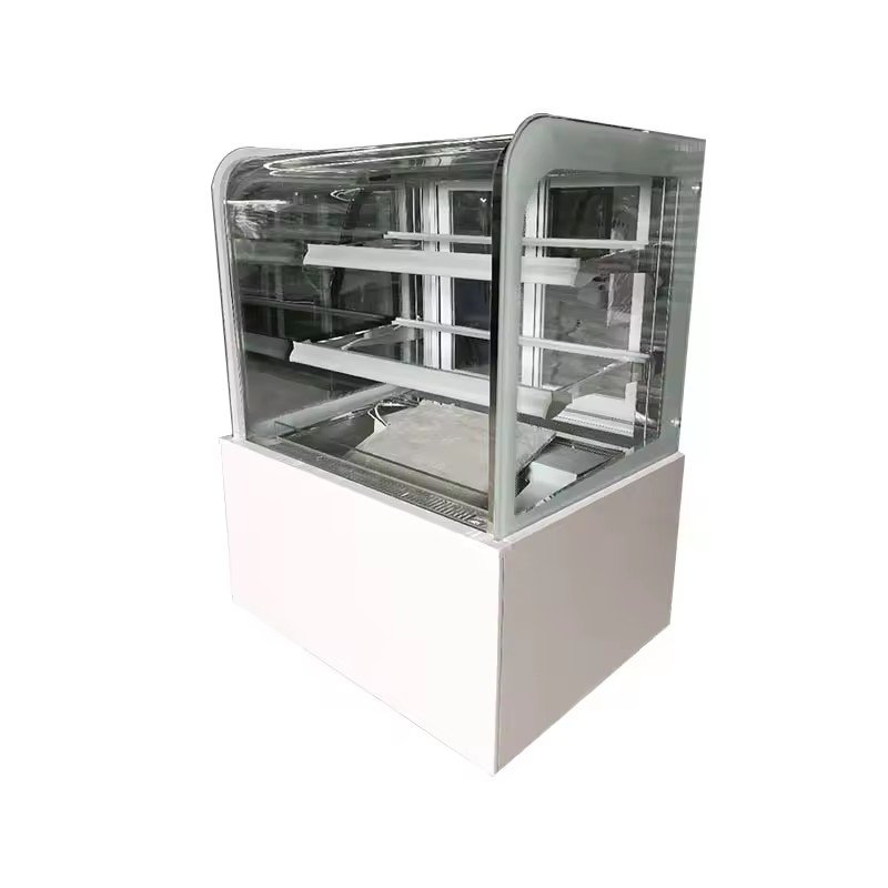 Commercial Multi-Tier Glass Door Cake Display Refrigerator for Bakery Coffee Cake Shop
