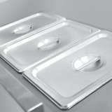 Commercial Stainless Steel Salad Bar Refrigerator Salad Prep Table Refrigerator Pizza Sandwich Counter Top Display Prep Chiller