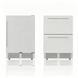 L- Energy Saving Vertical Wine Refrigerator Pull-out Wooden Racks Built-in Small Wine Display Cabinet
