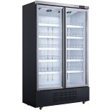 Commercial 3 Doors Beverage Display Fridge Glass Door Air-cooled Beverage Cabinet