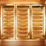 G-Bottom Mount Compressor Triple Door Wine Cooler Cabinet