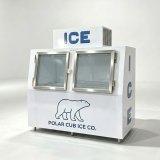 High Insulation Anti-Melt Outdoor Ice Merchandiser Commercial Bagged Ice Storage Freezer