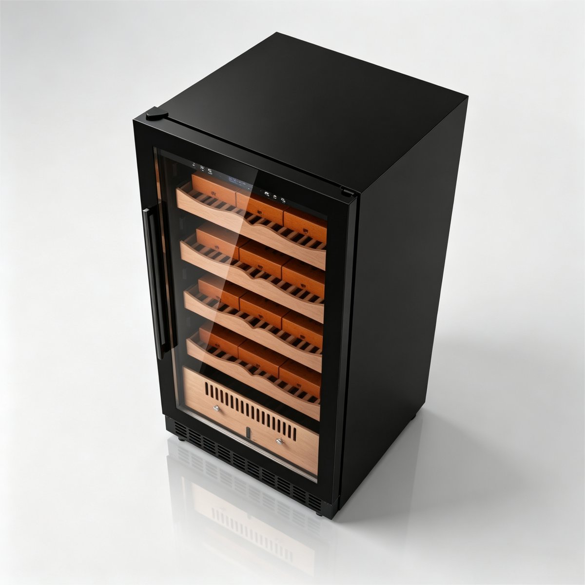 C-Dual Use Built-in Freestanding Compressor Cigar Cabinet 265L for Cigar Collection