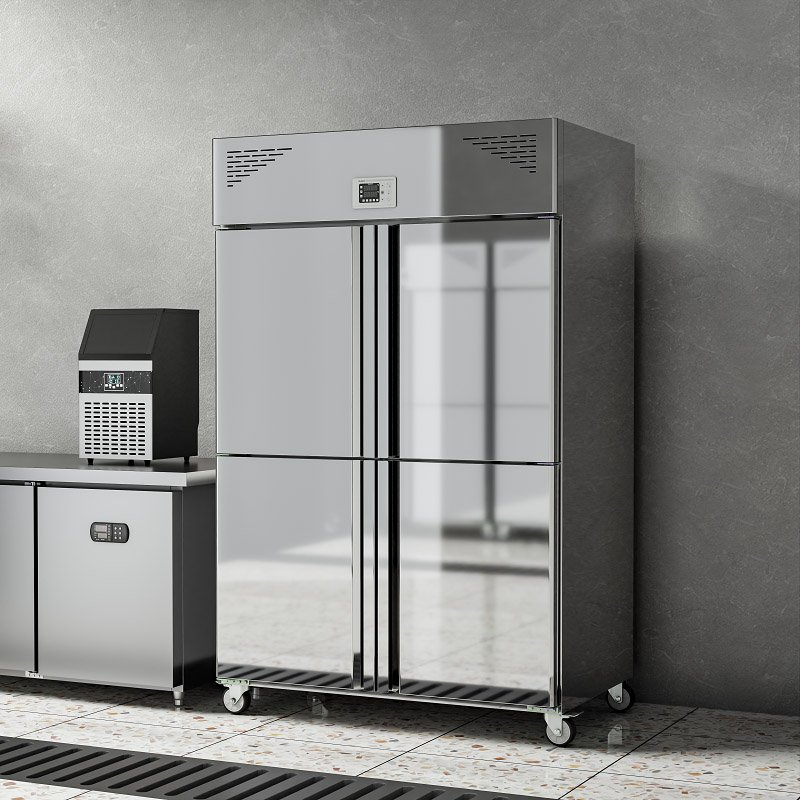 Kitchen Whole Set Refrigerator Equipment 2 Doors Fridges and Deep Freezers Kitchen