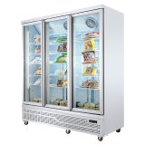 Dairy Freezer Counter Double Door Display showcase Freezer Double Door